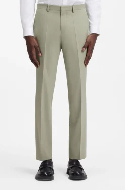 Extra Slim-Fit Popeline-Anzug aus Woll-Mix