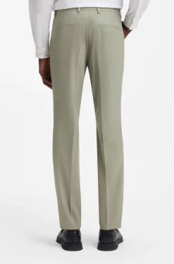 Extra Slim-Fit Popeline-Anzug aus Woll-Mix