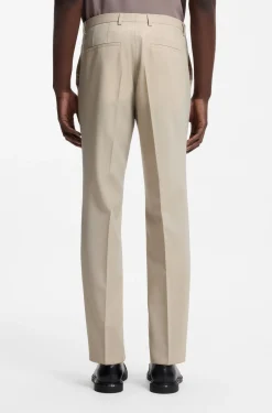Extra Slim-Fit Popeline-Anzug aus Woll-Mix