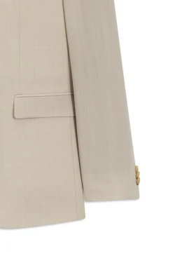 Extra Slim-Fit Popeline-Anzug aus Woll-Mix