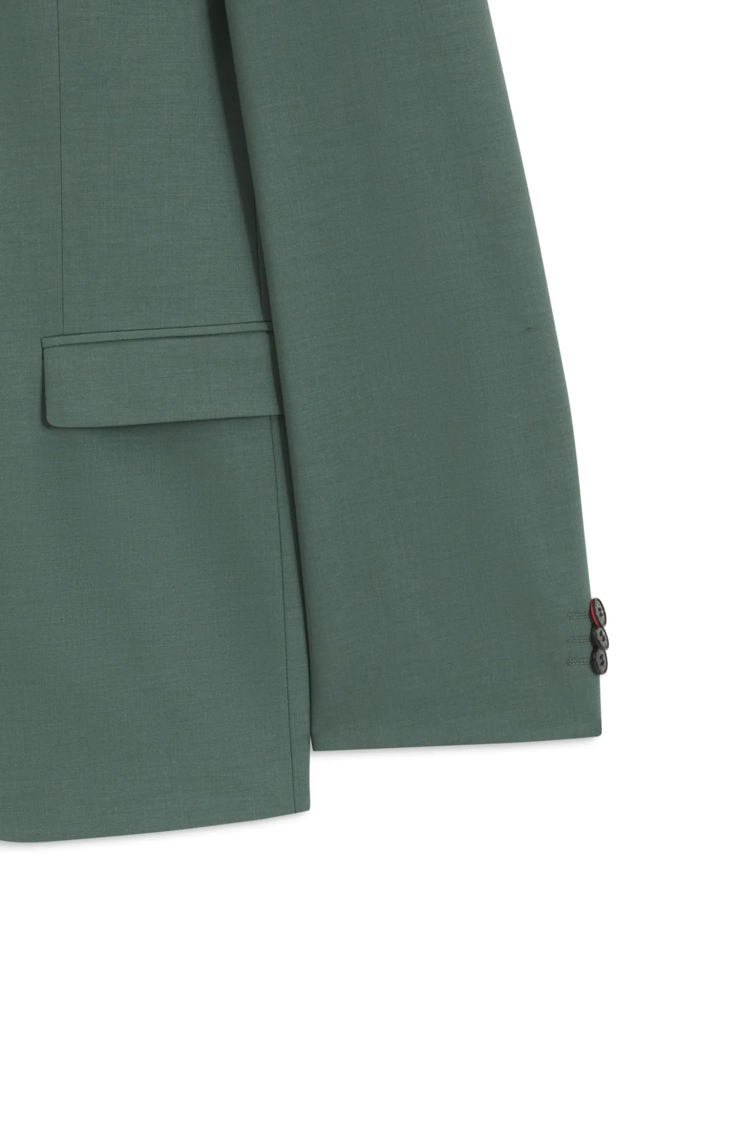 Extra Slim-Fit Popeline-Anzug aus Woll-Mix