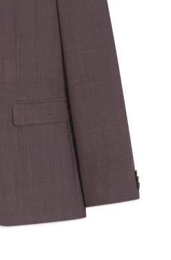 Extra Slim-Fit Popeline-Anzug aus Woll-Mix