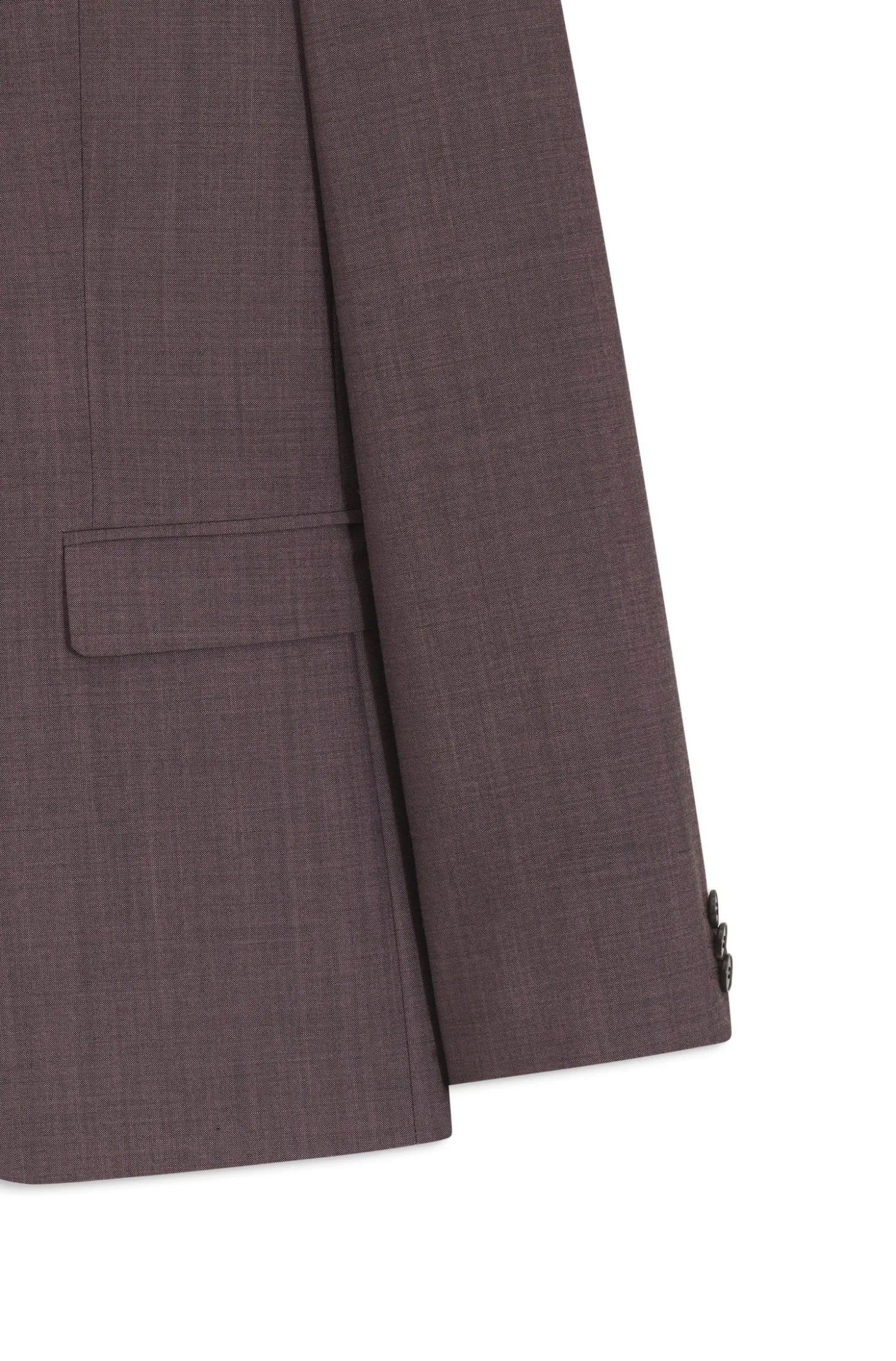 Extra Slim-Fit Popeline-Anzug aus Woll-Mix