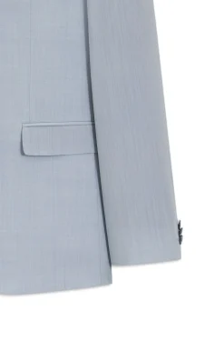 Extra Slim-Fit Popeline-Anzug aus Woll-Mix