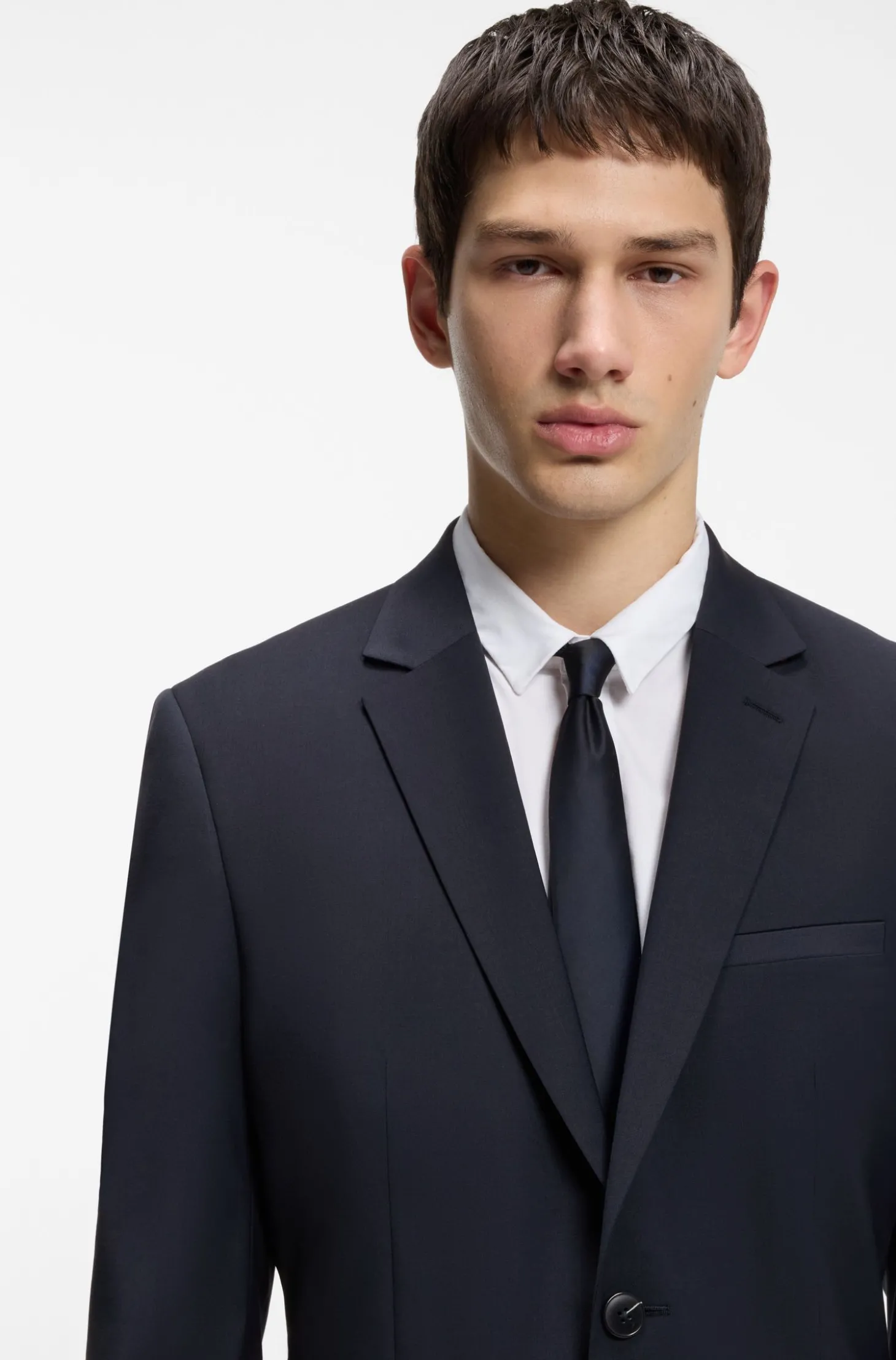 Extra Slim-Fit Sakko aus Woll-Mix