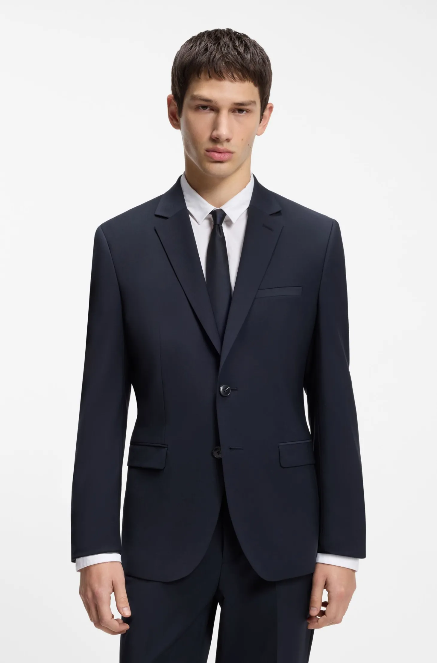 Extra Slim-Fit Sakko aus Woll-Mix
