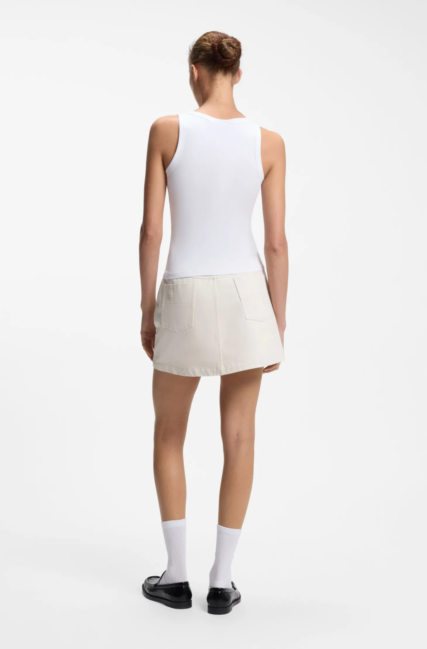 Extra Slim-Fit Tanktop mit Logo-Print