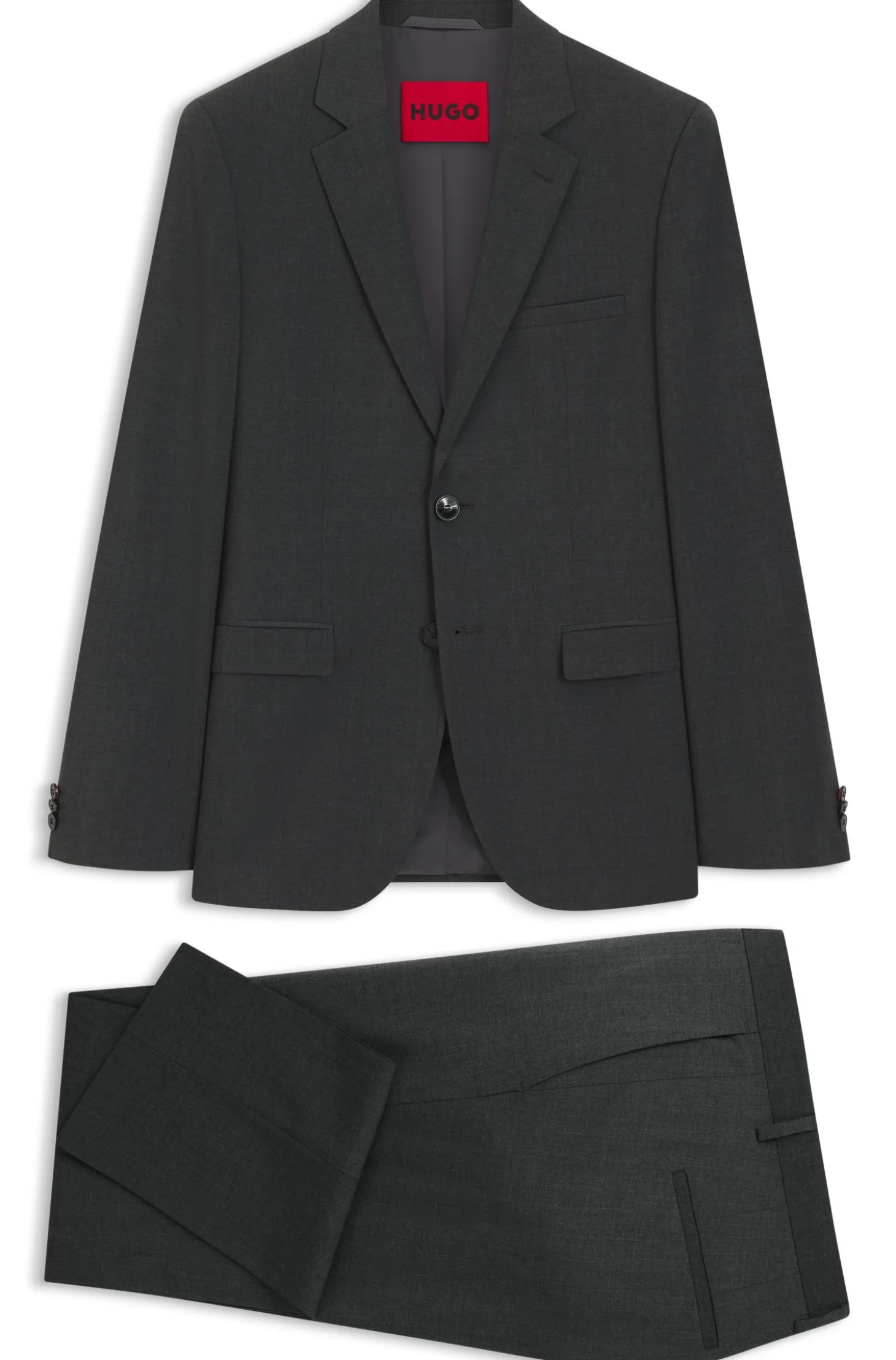Extra Slim-Fit Zweiteiler aus Woll-Mix