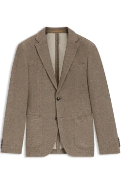 Fein gemustertes Slim-Fit Sakko aus Baumwolle