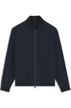 Filigran gemustertes Slim-Fit Sakko aus Stretch-Gewebe