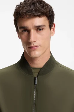 Filigran gemustertes Slim-Fit Sakko aus Stretch-Gewebe