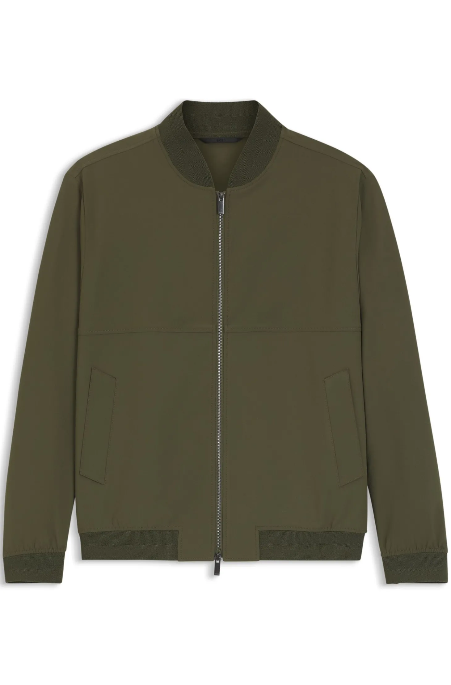 Filigran gemustertes Slim-Fit Sakko aus Stretch-Gewebe