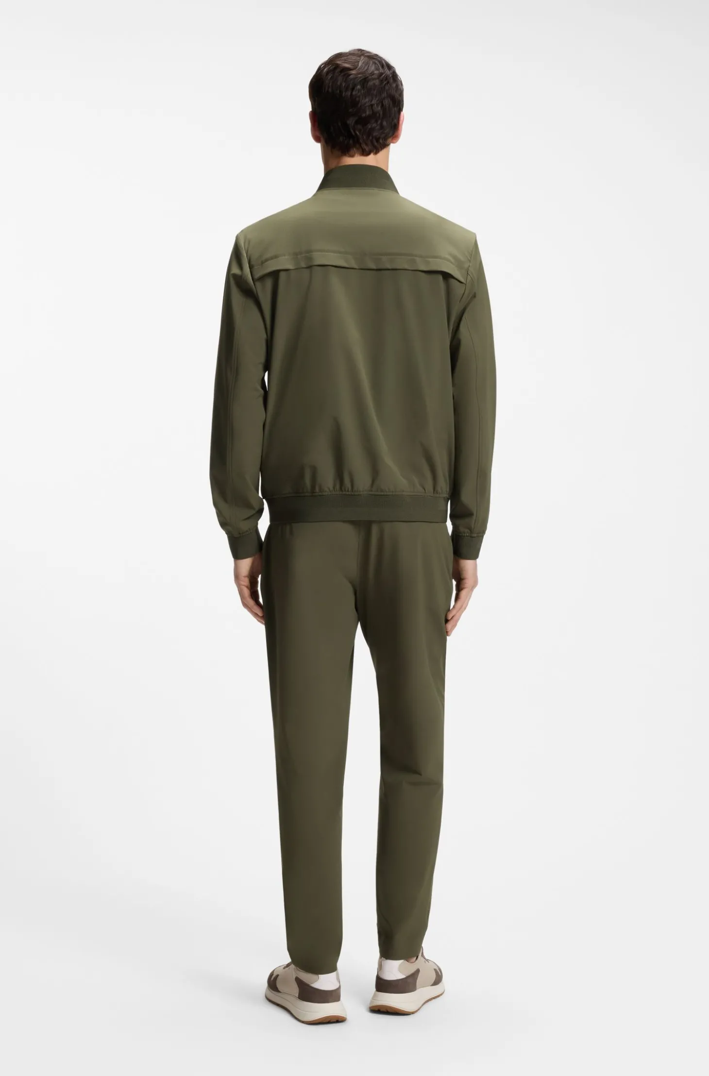 Filigran gemustertes Slim-Fit Sakko aus Stretch-Gewebe