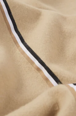Fleece-Überwurf mit Signature-Streifen-Band