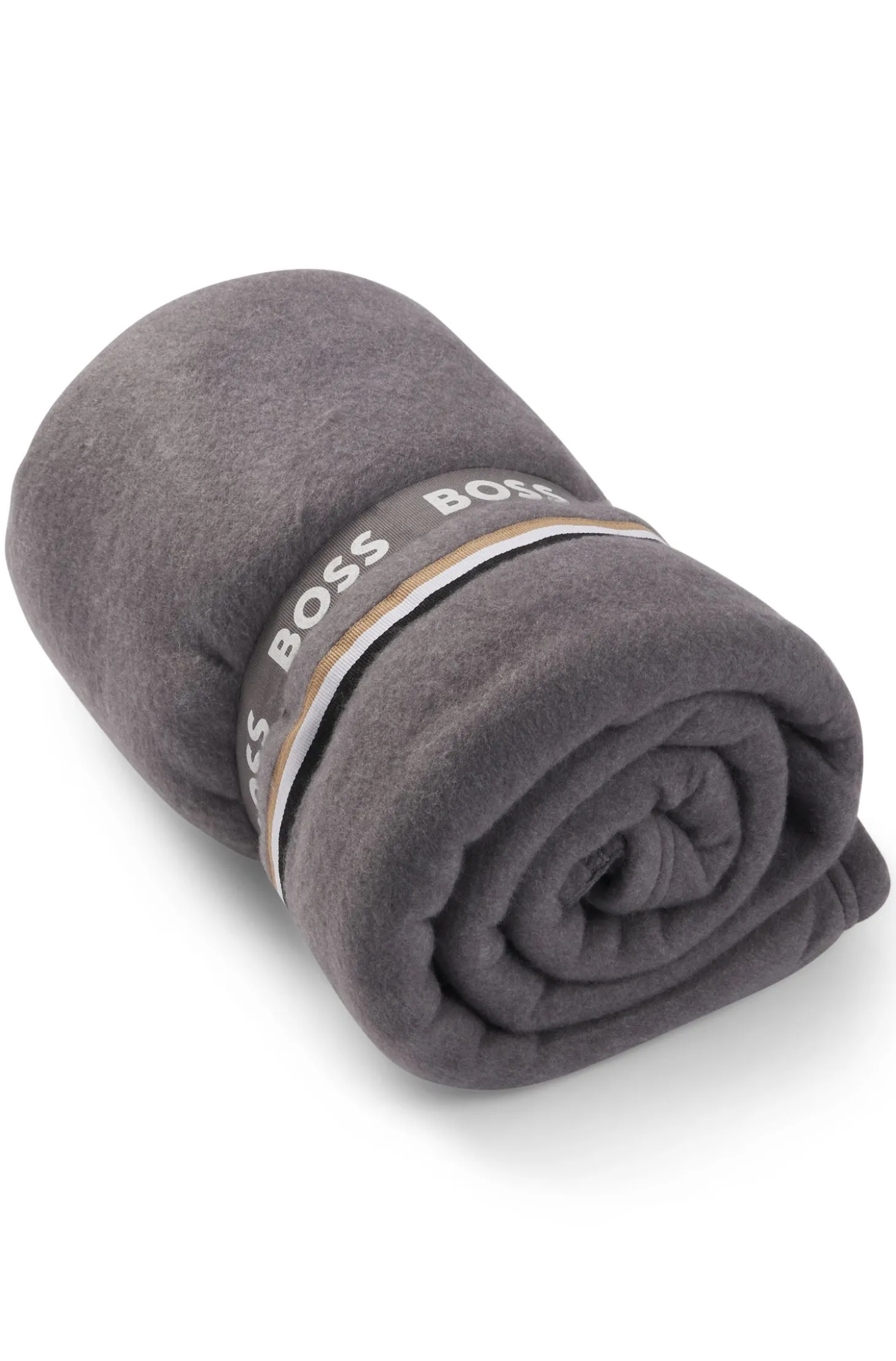 Fleece-Überwurf mit Signature-Streifen-Band