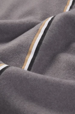 Fleece-Überwurf mit Signature-Streifen-Band