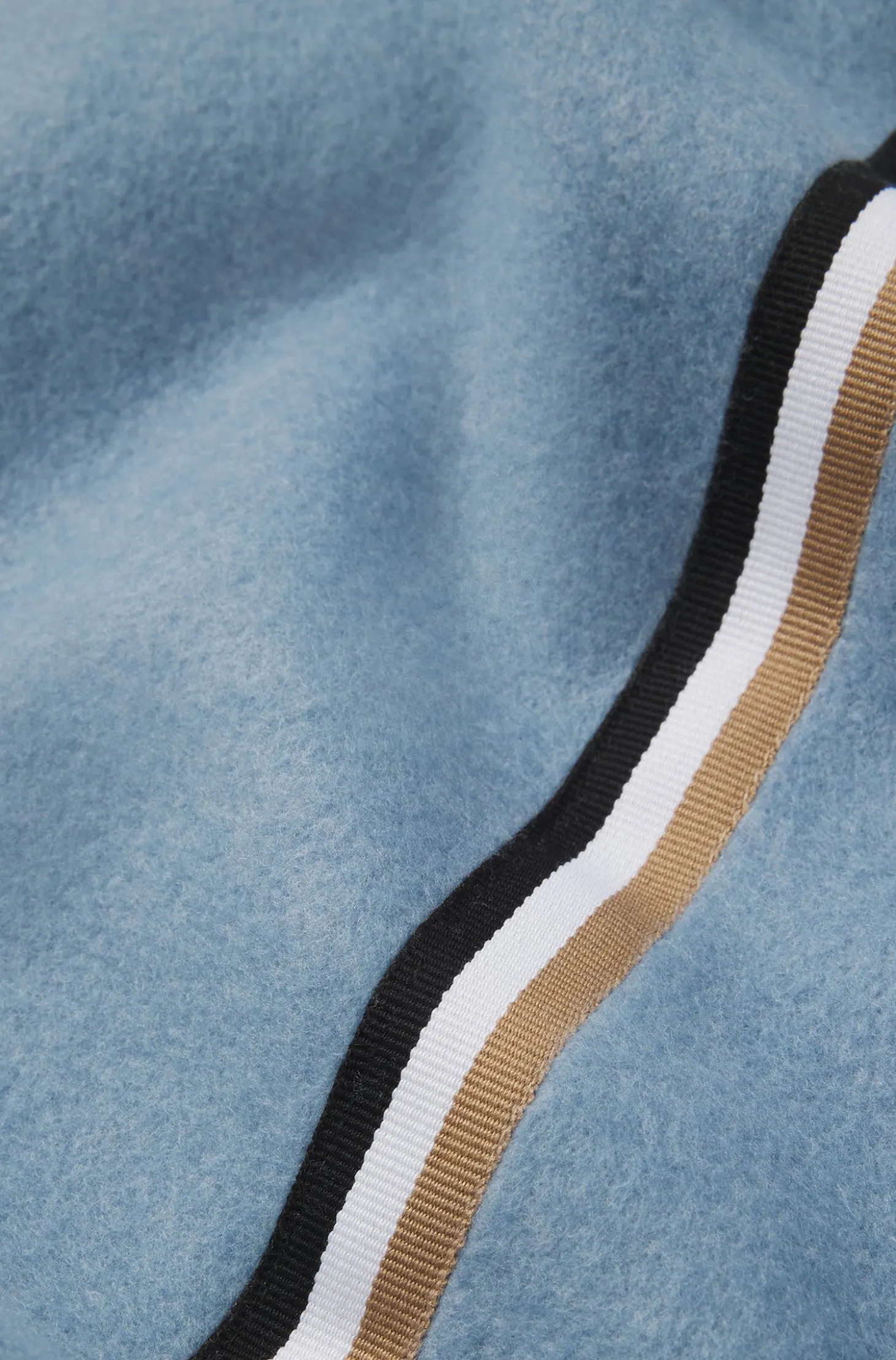 Fleece-Überwurf mit Signature-Streifen-Band