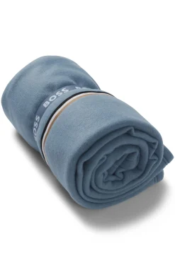 Fleece-Überwurf mit Signature-Streifen-Band