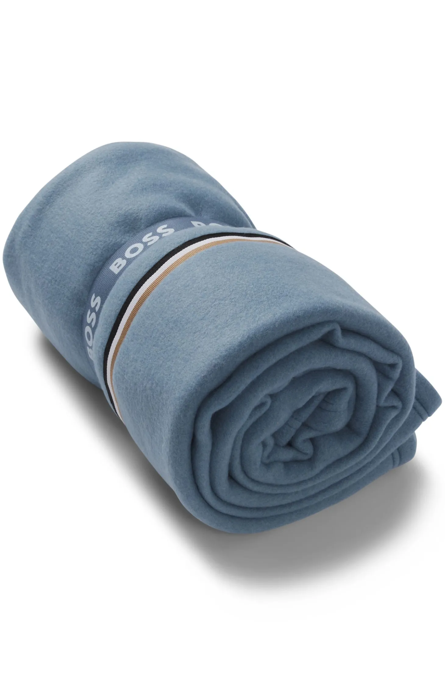 Fleece-Überwurf mit Signature-Streifen-Band
