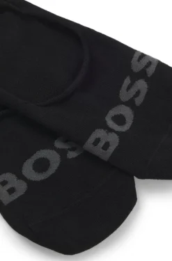 Füßlinge aus elastischem Baumwoll-Mix im Zweierpack