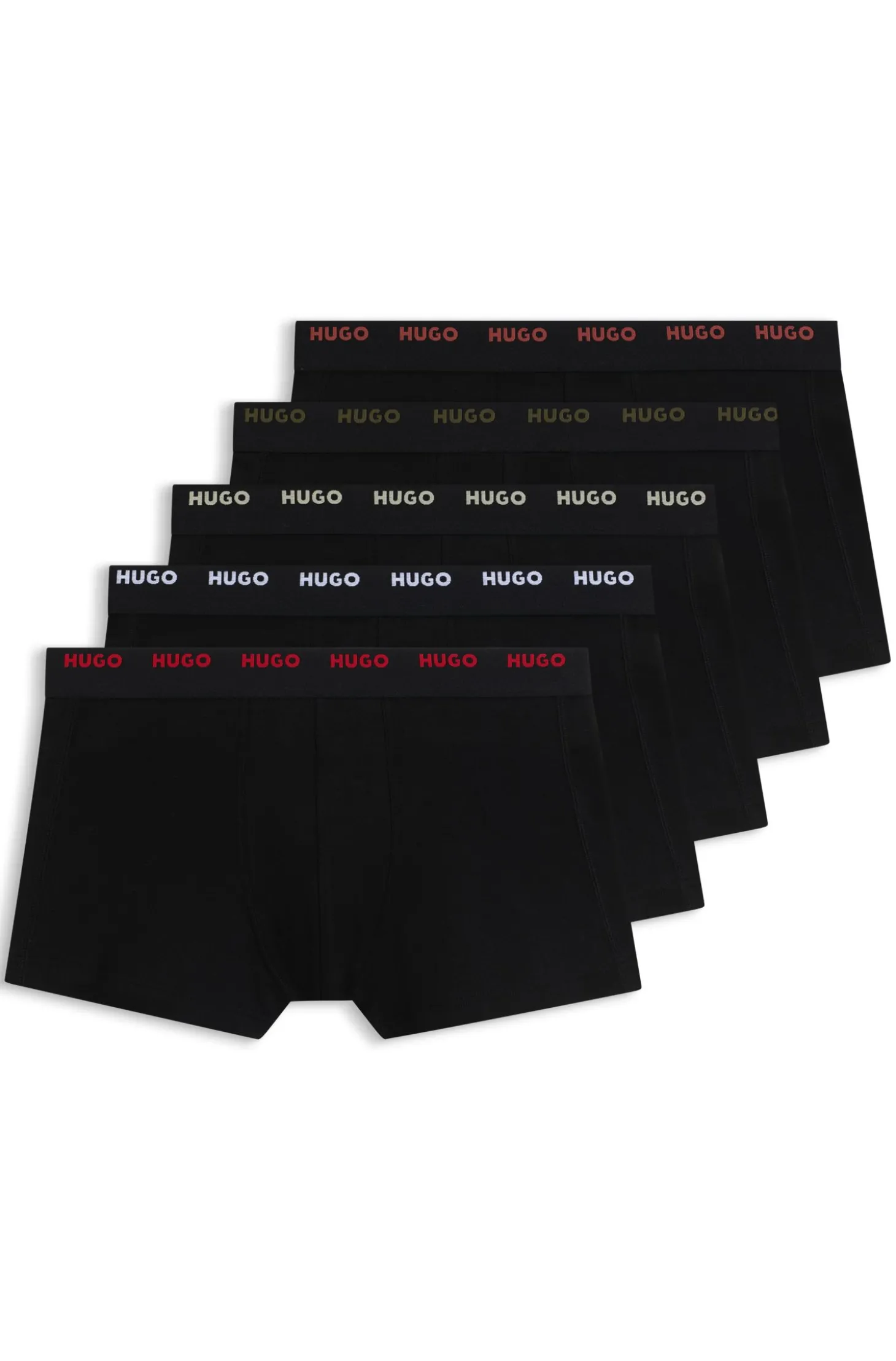 Fünferpack Boxershorts aus Stretch-Baumwolle