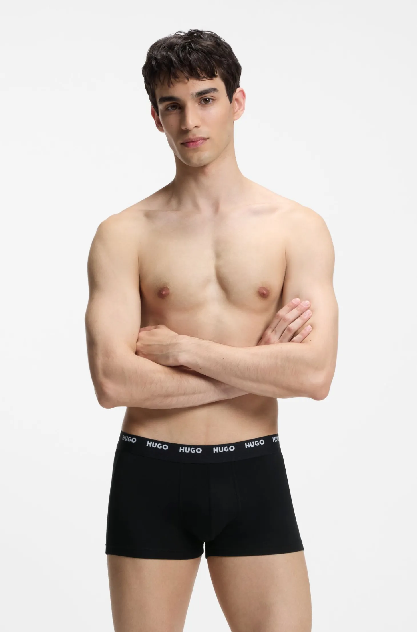 Fünferpack Boxershorts aus Stretch-Baumwolle