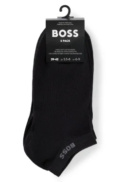 Fünferpack knöchellange Socken mit Logo-Details