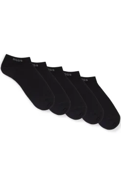Fünferpack knöchellange Socken mit Logo-Details