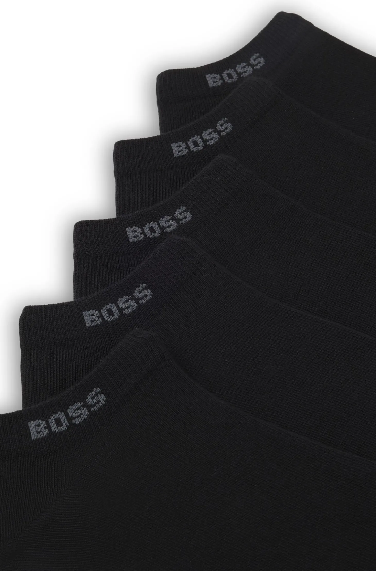Fünferpack Sneakers-Socken aus Baumwoll-Mix mit Branding