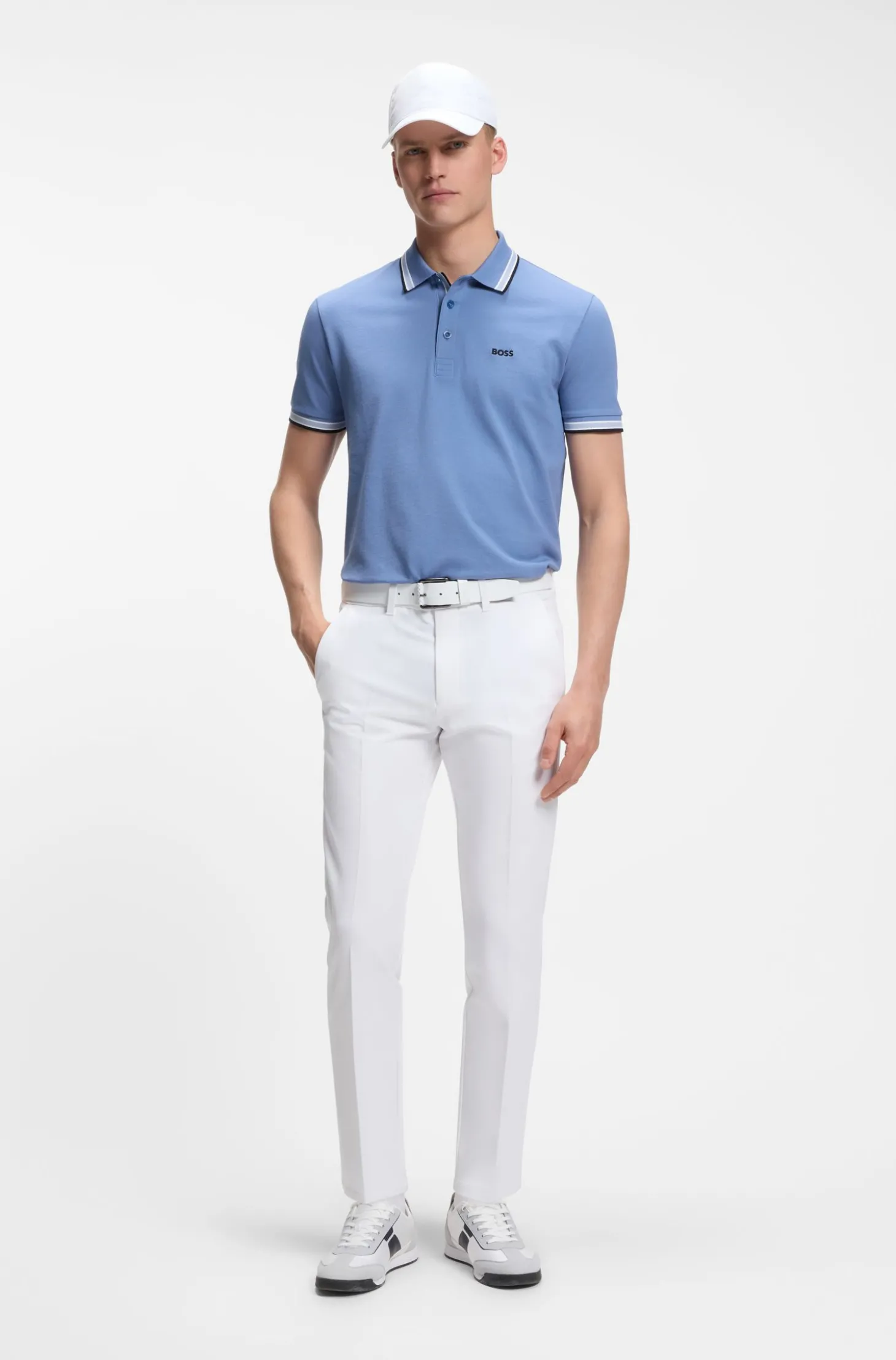 Funktionelle Slim-Fit Hose mit Vier-Wege-Stretch