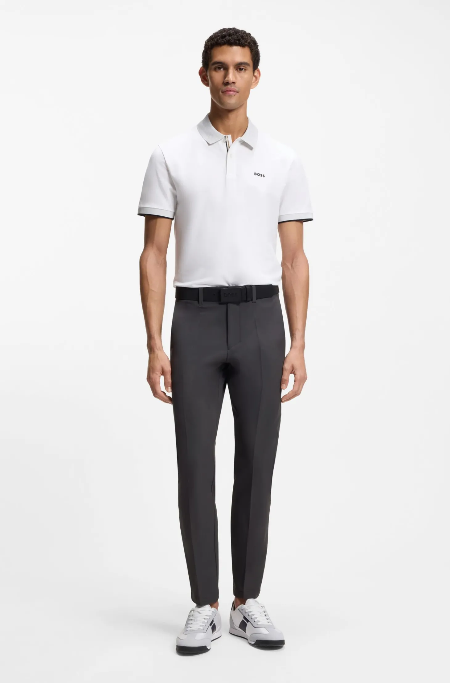Funktionelle Slim-Fit Hose mit Vier-Wege-Stretch