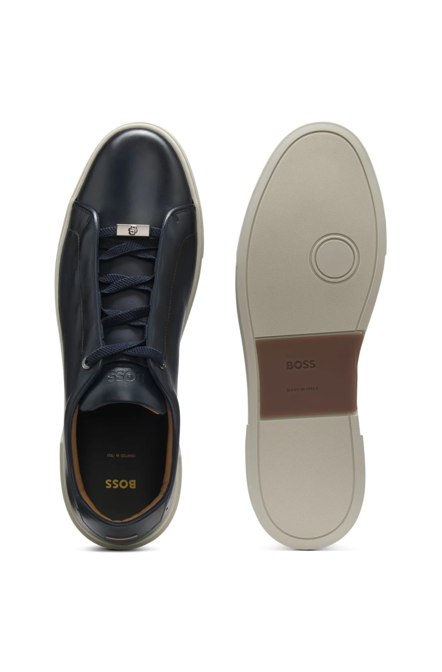 Gary Sneakers aus gebürstetem Leder