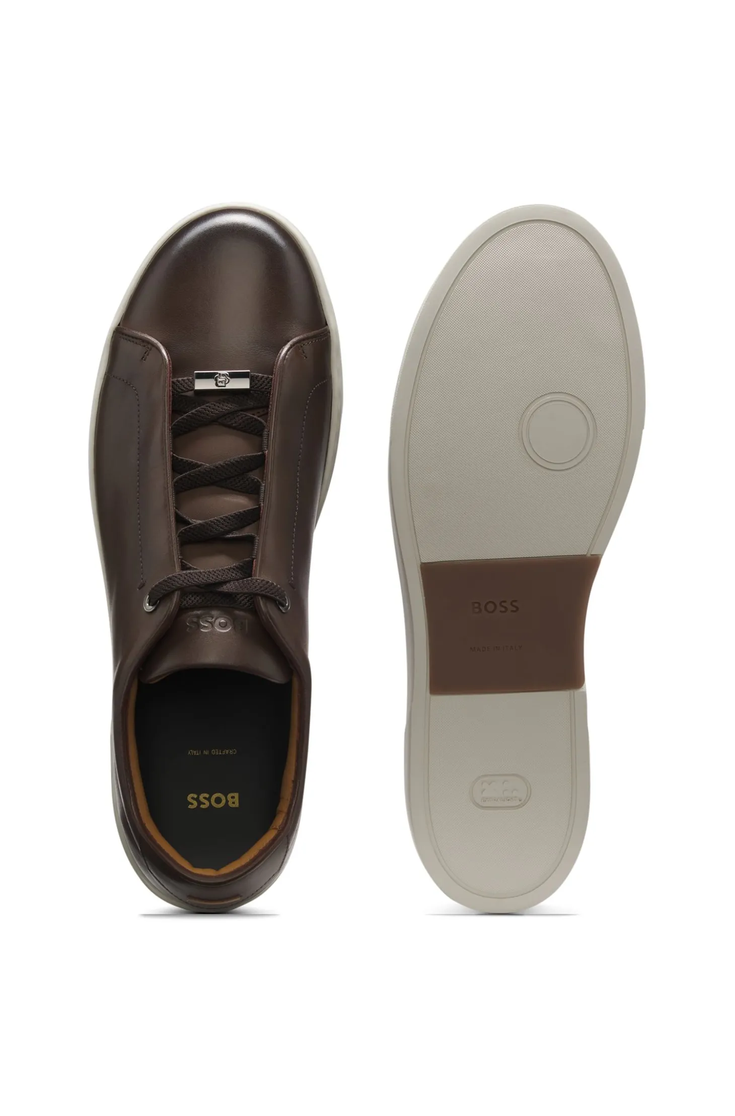 Gary Sneakers aus gebürstetem Leder