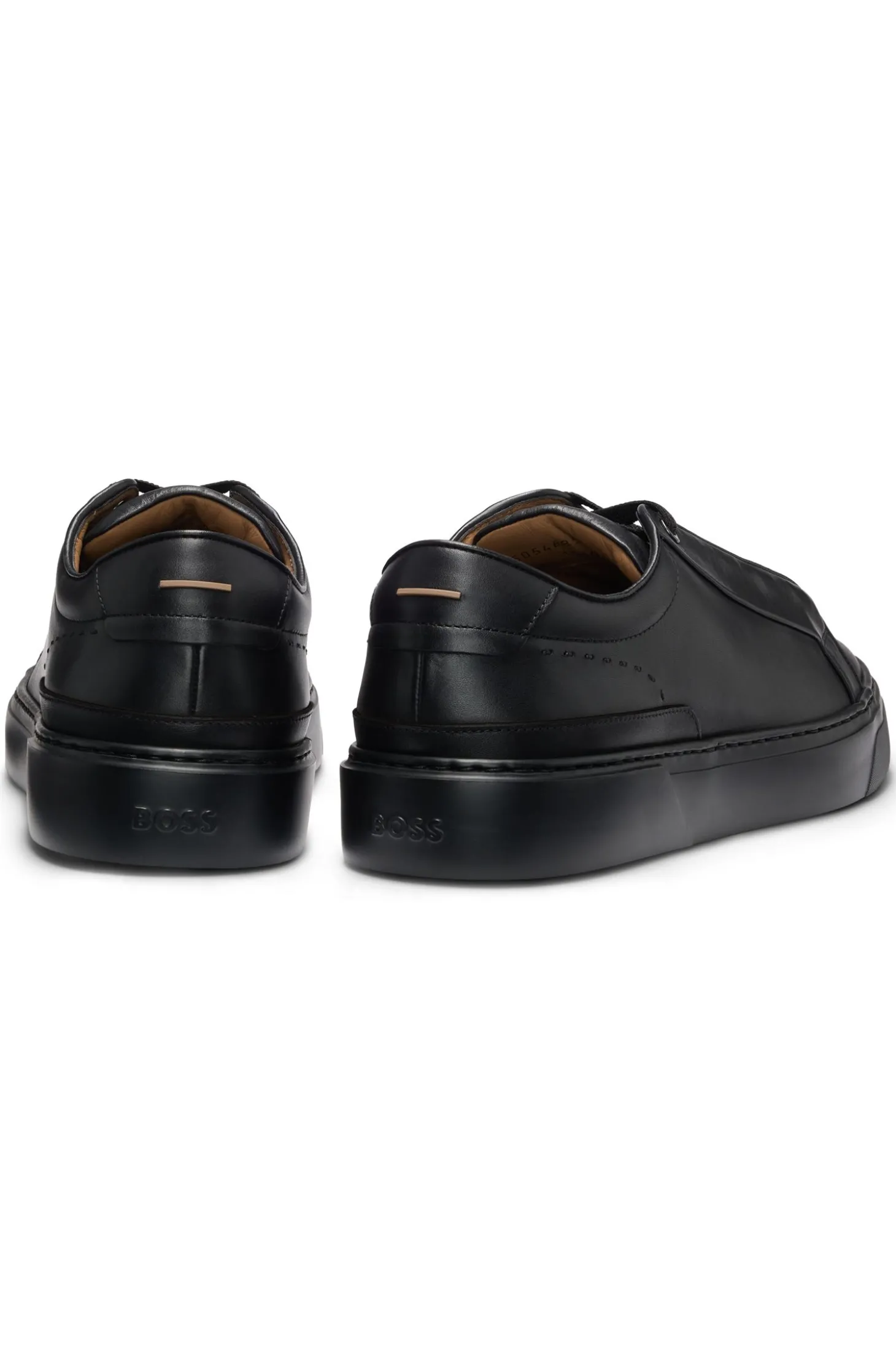 Gary Sneakers aus gebürstetem Leder mit elastischen Schnürsenkeln