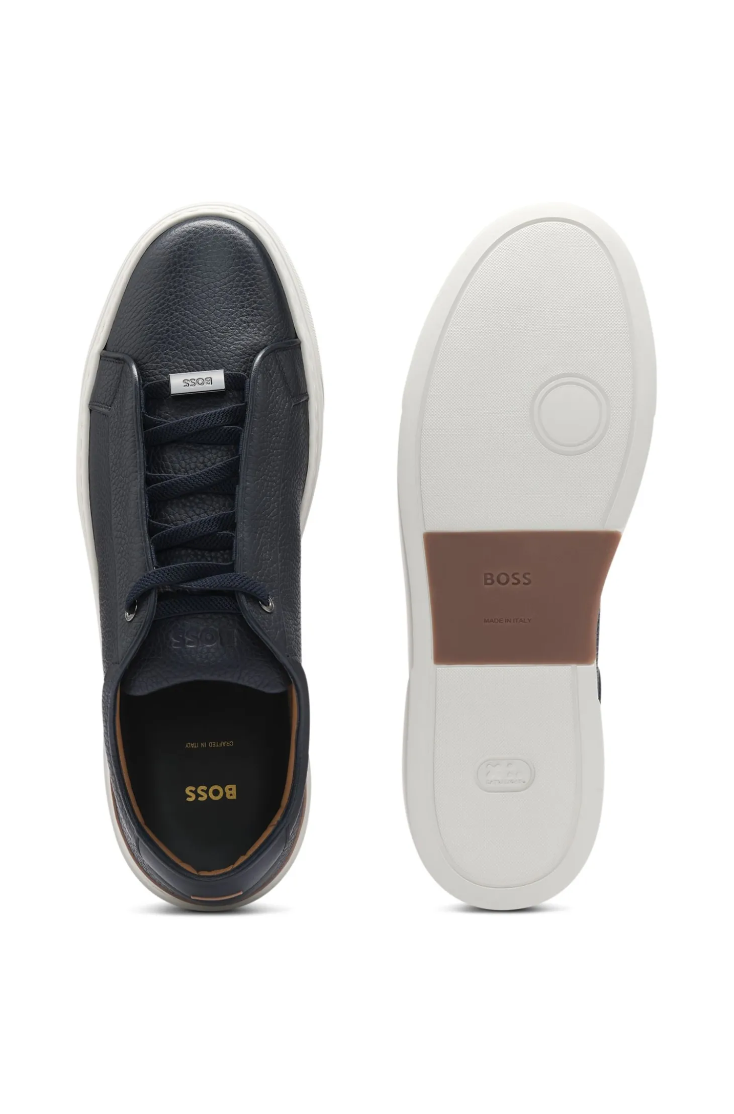 Gary Sneakers aus genarbtem Leder