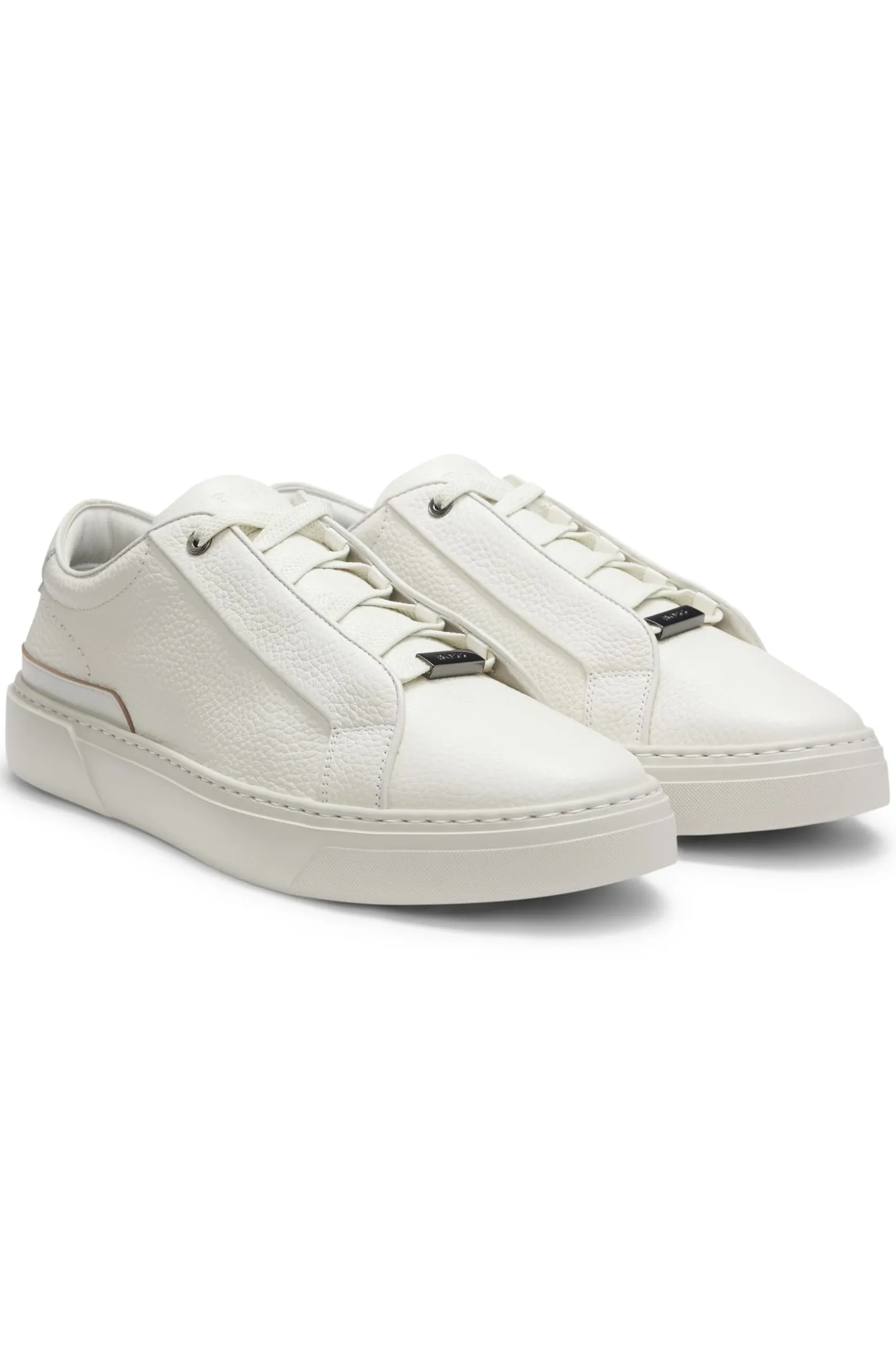 Gary Sneakers aus genarbtem Leder