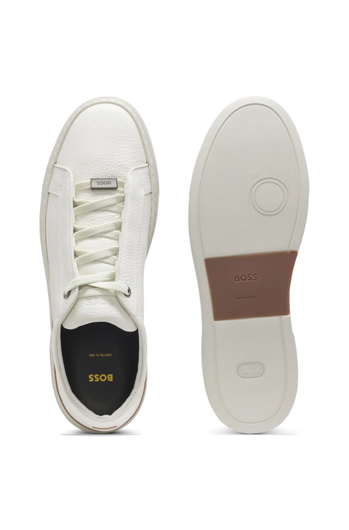 Gary Sneakers aus genarbtem Leder