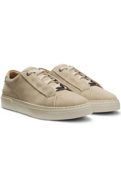 Gary Sneakers aus Veloursleder mit elastischem Schnürsystem