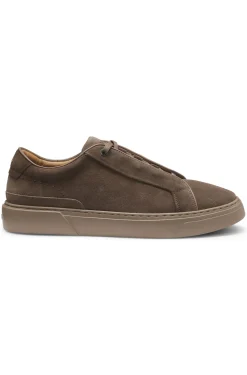 Gary Sneakers aus Veloursleder mit elastischem Schnürsystem