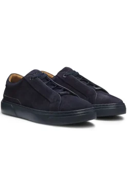 Gary Sneakers aus Veloursleder mit elastischem Schnürsystem