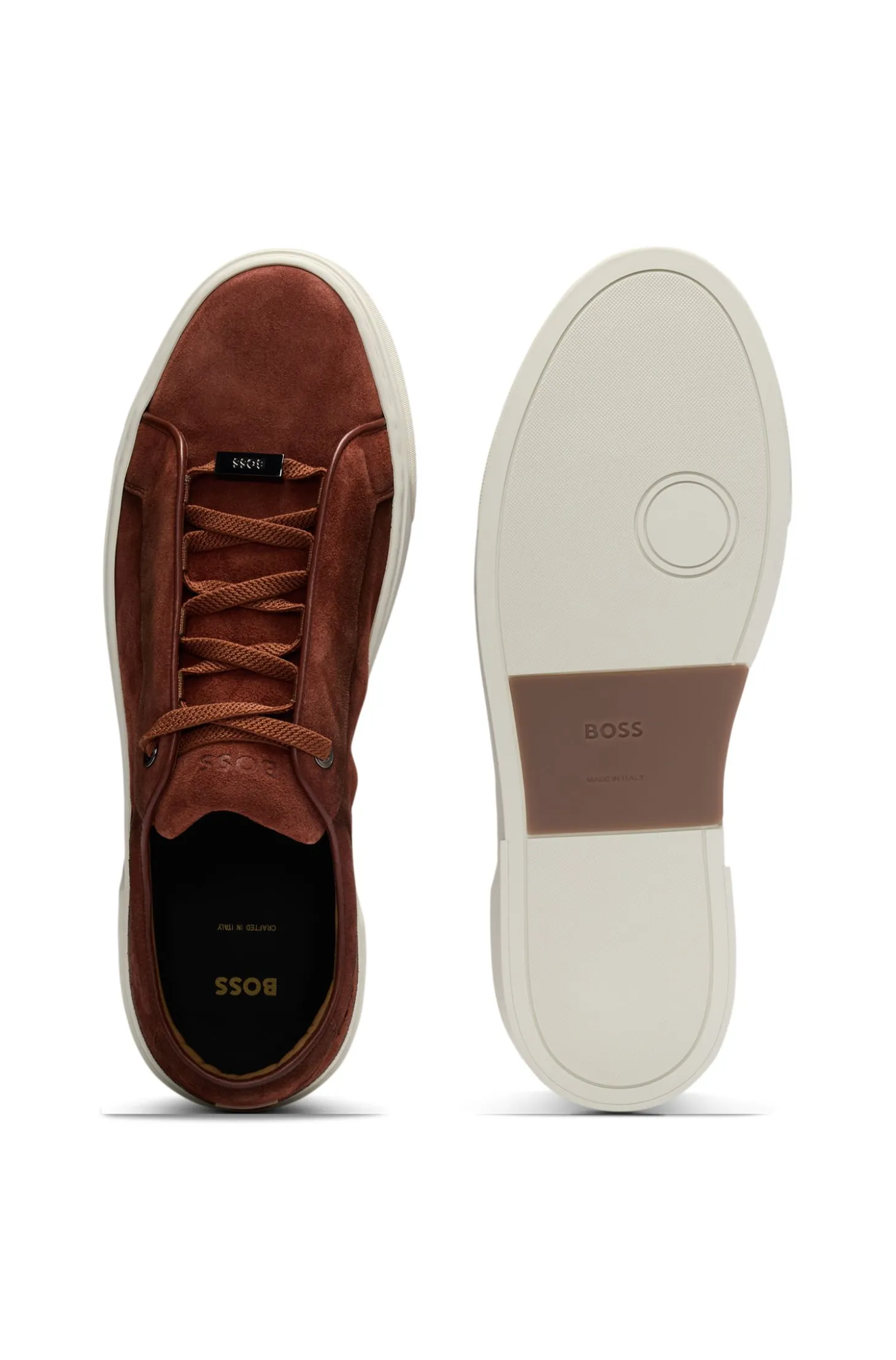 Gary Sneakers aus Veloursleder mit elastischem Schnürsystem