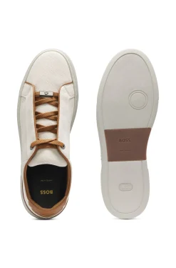 Gary Sneakers mit Canvas-Obermaterial und Lederbesatz
