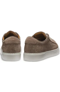 Gary Sneakers mit gewebten Veloursleder-Obermaterial