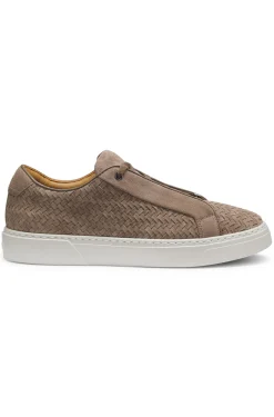 Gary Sneakers mit gewebten Veloursleder-Obermaterial