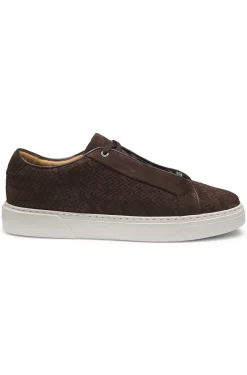 Gary Sneakers mit gewebten Veloursleder-Obermaterial
