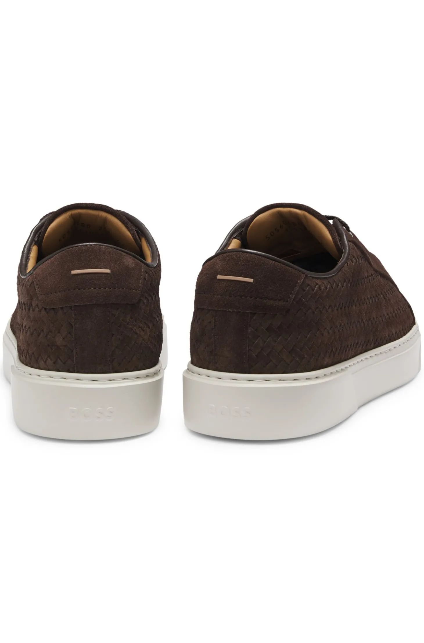 Gary Sneakers mit gewebten Veloursleder-Obermaterial