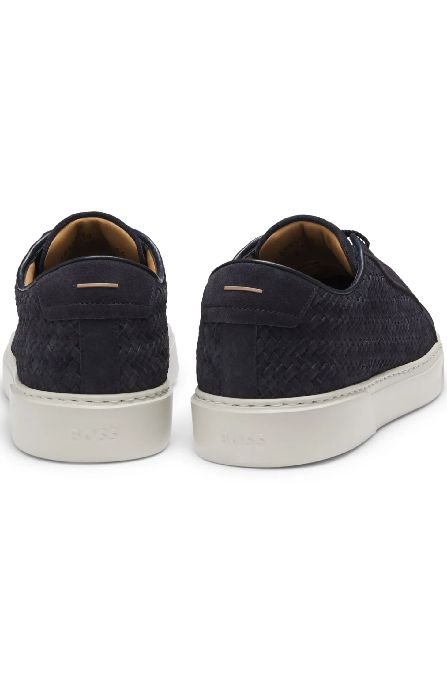 Gary Sneakers mit gewebten Veloursleder-Obermaterial
