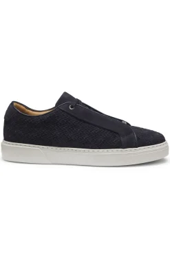 Gary Sneakers mit gewebten Veloursleder-Obermaterial
