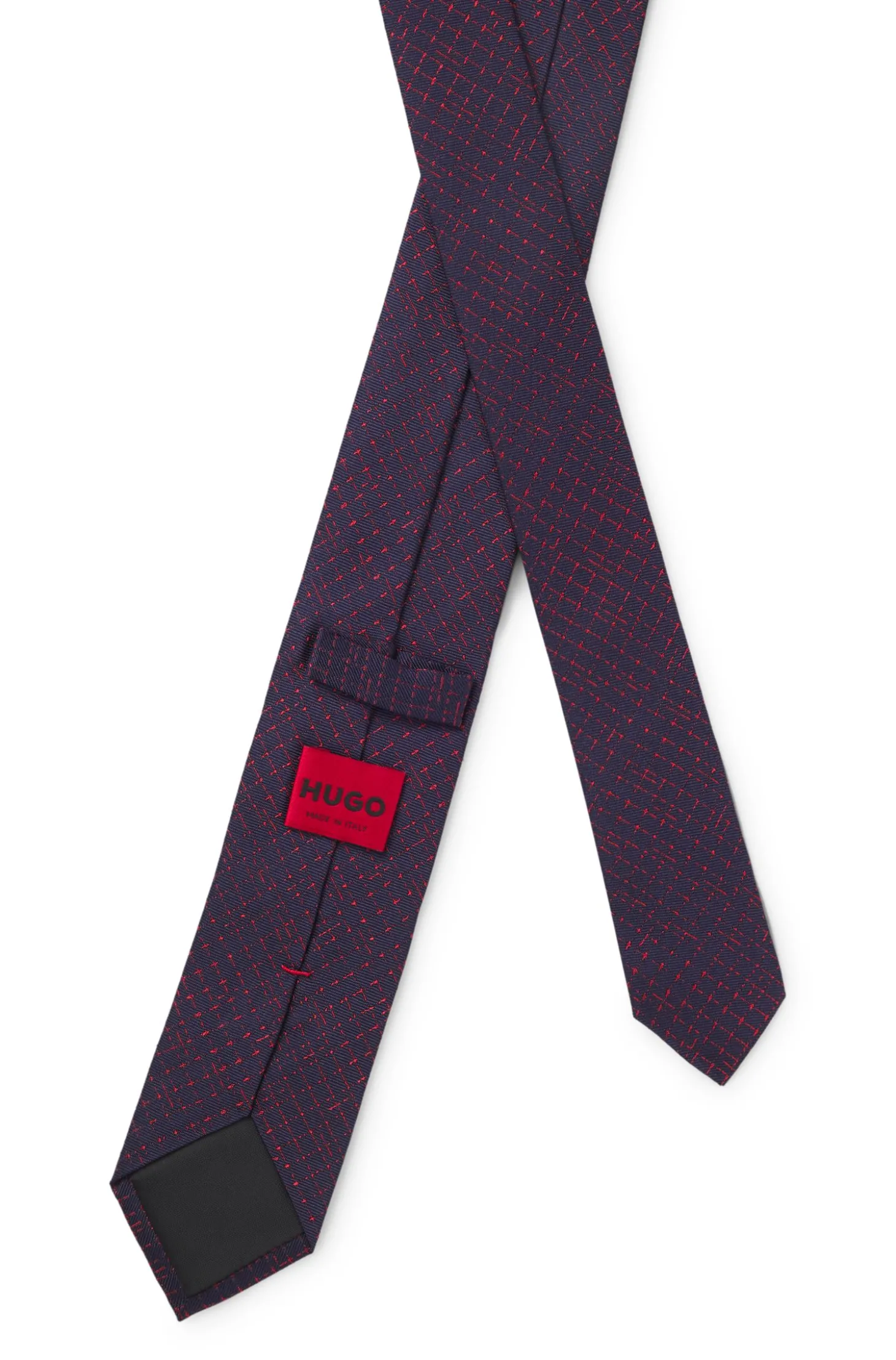 Gemusterte Krawatte aus Seiden-Jacquard