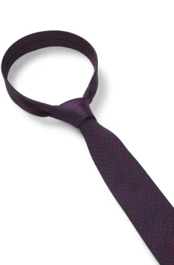 Gemusterte Krawatte aus Seiden-Jacquard